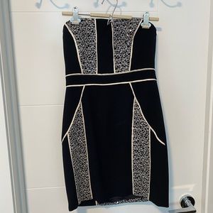 BCBG Max and Cleo Black Sequin Dress, US 6